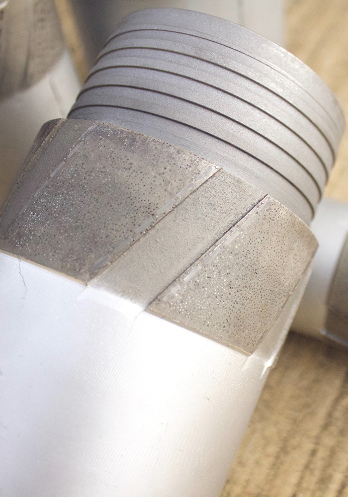 PCD, surface set reamers for core drilling